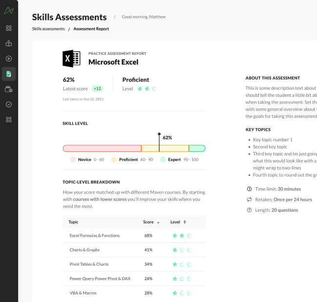 Maven Dashboard