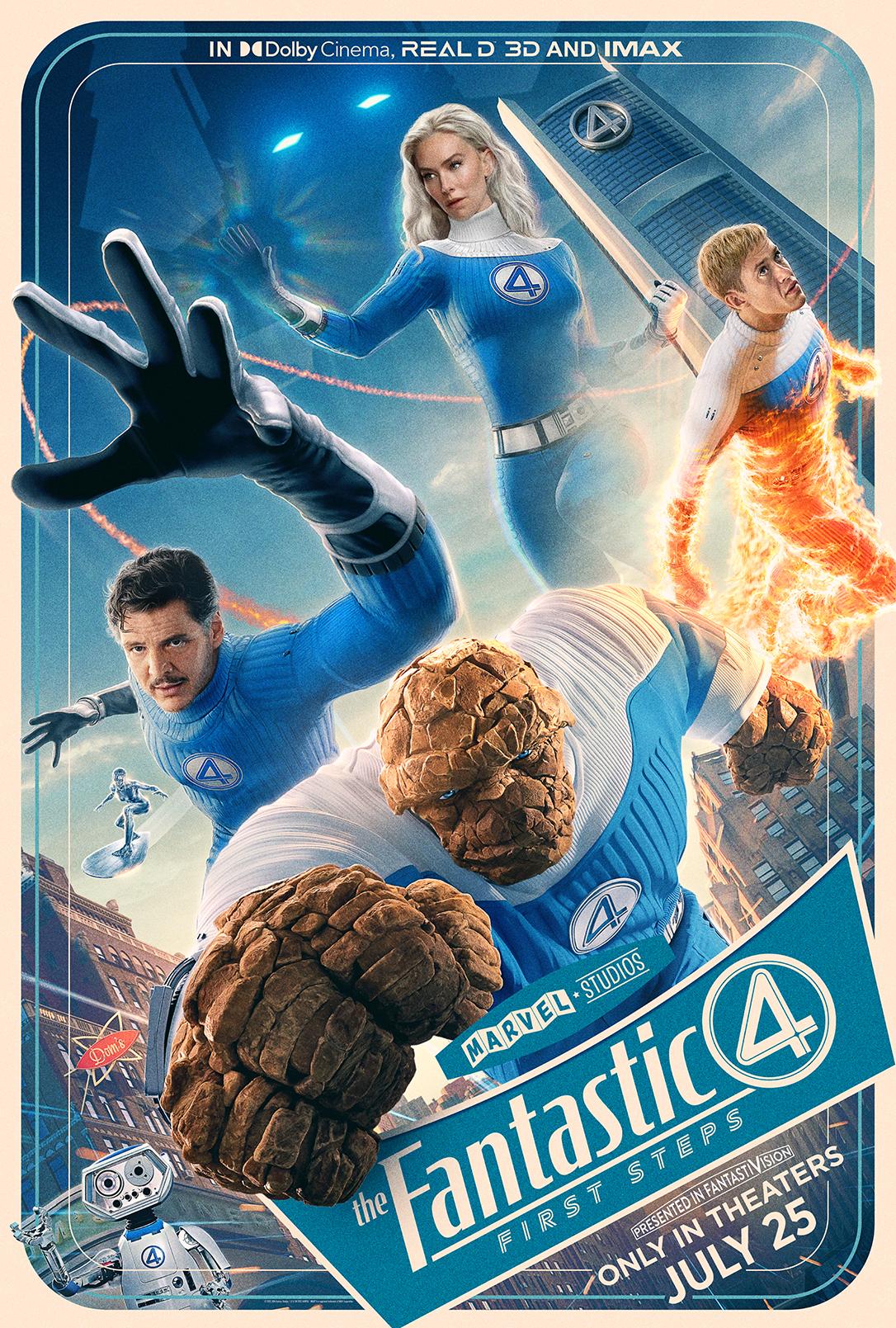 [Ganzer Film]~ The Fantastic Four: First Steps 2025 Stream Deutsch Online Kostenloses Banner Image
