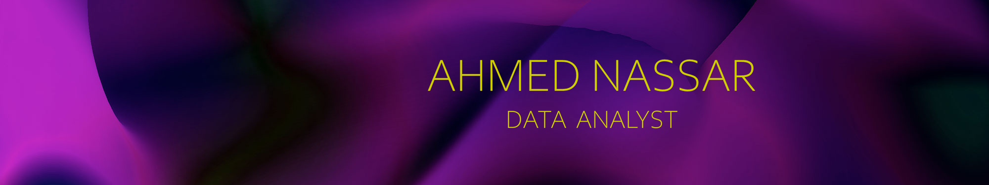 Ahmed Nassar Banner Image