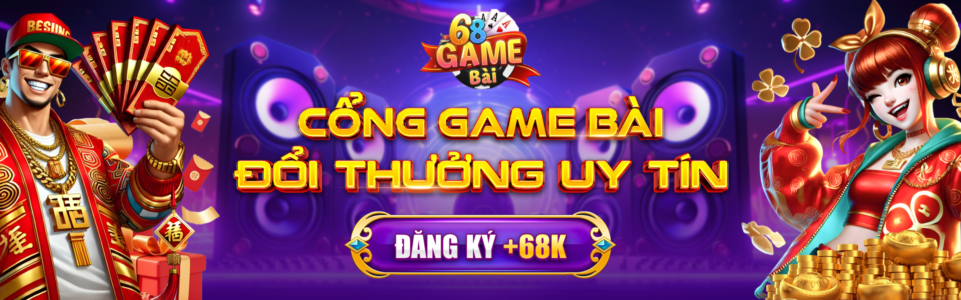 68 GAME BÀI Banner Image